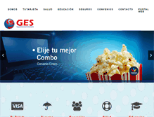 Tablet Screenshot of ges.com.co